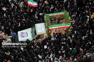تشییع با شکوه ۳ شهید مدافع امنیت در مشهد