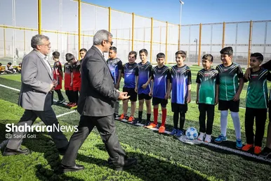 گزارش تصویری | آیین بهره‌برداری از مجموعه ورزشی روباز «شهدای چهاربرج» مشهد