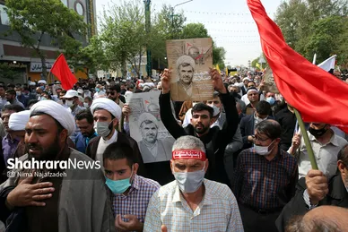 تشییع پیکر شهید حجت الاسلام محمد اصلانی در مشهد