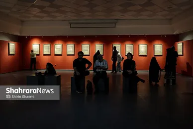 گزارش تصویری | نمایشگاه خوشنویسی گلاب اشک ۴