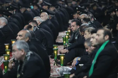 آیین خطبه خوانی شب شهادت امام رضا(ع) در حرم مطهر رضوی