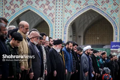 گزارش تصویری | مراسم تشییع پیکر ۸ شهید اقتدار ایران اسلامی در مشهد (۱۳ اسفند ۱۴۰۴)