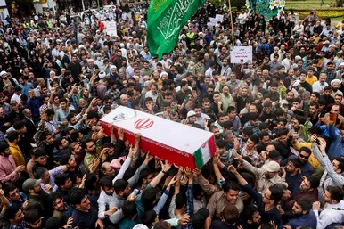 تشییع باشکوه پیکر «شهید غیرت» حمیدرضا الداغی