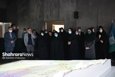 بازدید معاون رییس جهمور در امور زنان و خانواده از کارخانه نوآوری مشهد