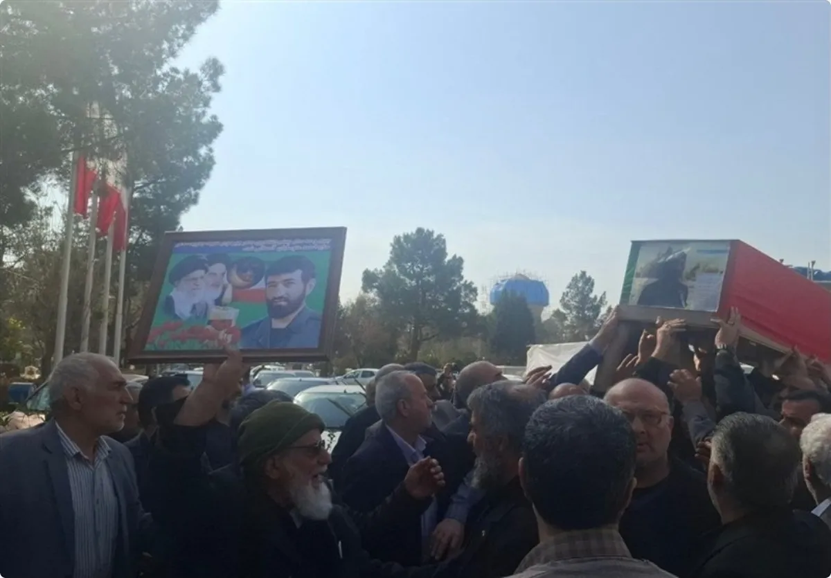 برگزاری مراسم تشییع پیکر مادر شهید حاج احمد متوسلیان در بهشت زهرا(س)