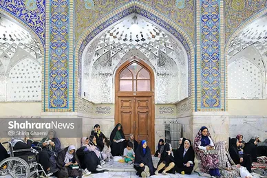 گزارش تصویری | حال و هوای حرم مطهر رضوی در شب عید سعید غدیر خم