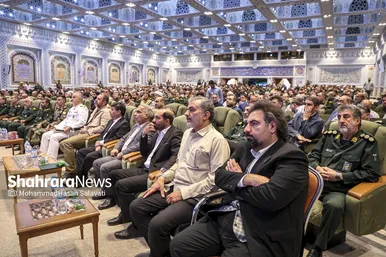 گزارش تصویری | مراسم تکریم و معارفه فرمانده سپاه امام رضا(ع)