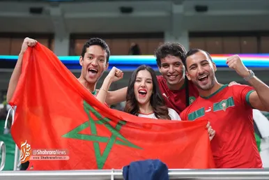 تماشاگران دیدار مراکش و پرتغال