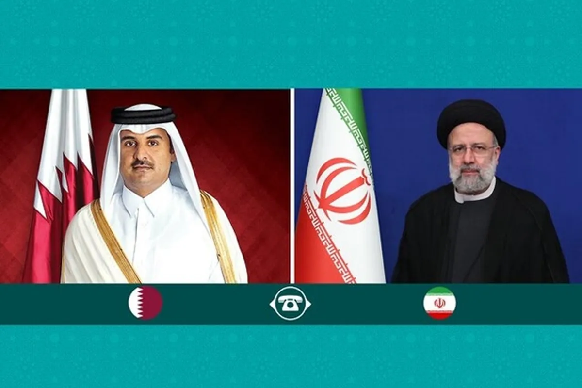 گفت‌وگوی رئیسی و امیر قطر درباره فلسطین اشغالی و غزه