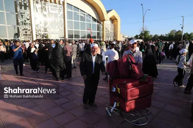 بازگشت اولین کاروان حجاج خراسانی