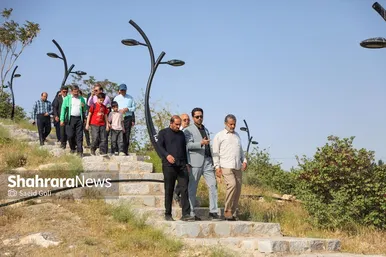گزارش تصویری | آیین آغاز عملیات اجرایی احداث زیپ‌لاین اتوماتیک در هفت حوض مشهد