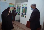 دیدار عضو هیئت رییسه شورای اسلامی مشهد و شهردار منطقه ثامن با مادر طلبه بسیجی شهید علیرضا غفاریان