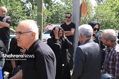 تشییع پیکر مرحوم «مهدی صباغی»