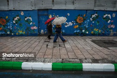 باران که می‌بارد