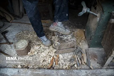 عکس‌هایی از لاک‌تراشی؛ هنر اصیل مازندرانی