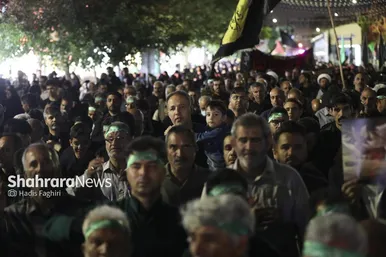 گزارش تصویری | اجتماع عزاداران امام جواد (ع) در عرصه میدان شهدا مشهد
