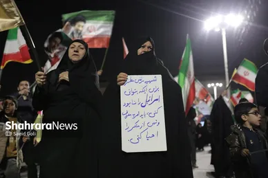 گزارش تصویری | چهل و سومین شب از حماسه سرایی مردم مشهد در خیابان های شهر