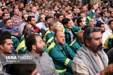 دیدار کارگران با رهبر معظم انقلاب