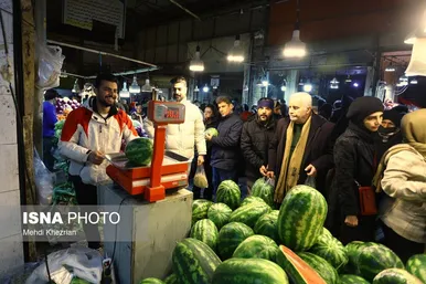 ایران زیباست | شب یلدا بازار همدان