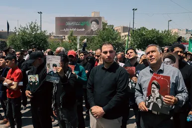 تشییع پیکر رئیس‌جمهور و شهدای خدمت در مشهد - 1