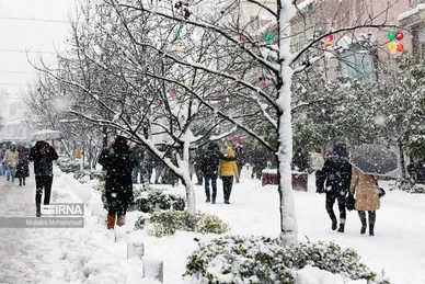 ایران زیباست | بارش برف در رشت