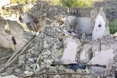 عکس‌هایی از زلزله بامداد امروز در افغانستان