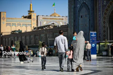 گزارش تصویری | مهمانان کوچک حرم رضوی
