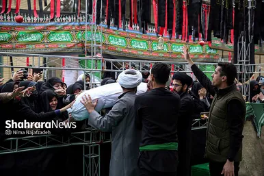 مراسم تشییع و تدفین پیکر پاک شهید گمنام در دانشکده منتظری مشهد