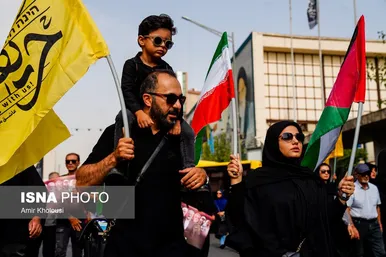 عکس‌هایی از مراسم تشییع پیکر شهید اسماعیل هنیه در تهران - ۱