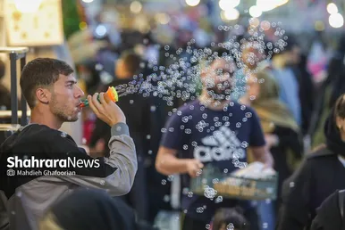 حال و هوای بازار گل مشهد در آستانه عید