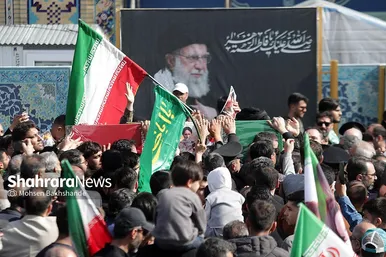 گزارش تصویری | مراسم تشییع پیکر شهید حجت‌الاسلام خطیب، وزیر اطلاعات در مشهد