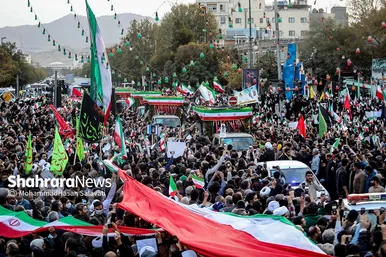 استقبال و تشییع پیکر مطهر شهدای حادثه تروریستی حرم شاهچراغ در مشهد