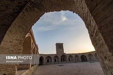 کاروانسرای روستای قاسم آباد در شهرستان بجستان خراسان رضوی