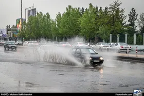 رگبار باران و رعدو&zwnj;برق در روز جمعه (۲۴ آبان&zwnj;ماه ١۴٠١)
