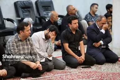 مراسم تشییع حاج فضل‌الله برهانی در حرم مطهر رضوی