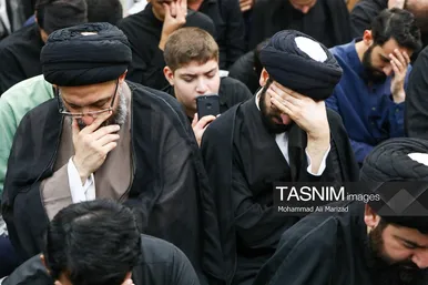 گزارش تصویری | مراسم وداع با پیکر آیت‌الله شبیری زنجانی