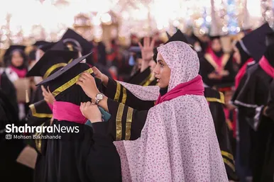 عکس‌هایی از مراسم دانش‌آموختگی دانشجویان علوم پزشکی سراسر کشور در حرم امام‌رضا(ع)