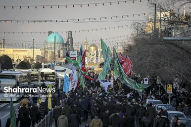 گزارش تصویری | مراسم تشییع پیکر مطهر شهید مدافع امنیت «مهدی ظریف» در مشهد ۲