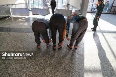 نمایشگاه کشفیات پلیس در طرح 