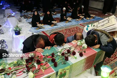 تشییع شهید گمنام در جمع دختران مدرسه امام رضا(ع) در مشهد