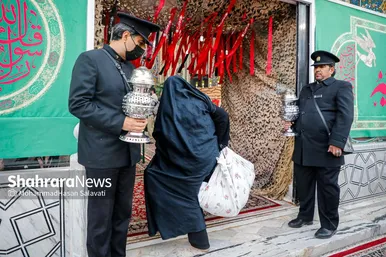 گزارش تصویری | پویش«لبنان در پناه امام رئوف» در صحن قدس حرم مطهر رضوی