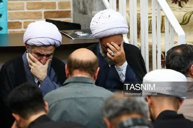 گزارش تصویری | مراسم وداع با پیکر آیت‌الله شبیری زنجانی