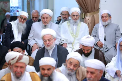 عکس‌هایی از دیدار جمعی از بزرگان و علمای اهل سنت با رهبر معظم انقلاب