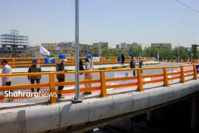 گزارش تصویری | آیین بهره‌برداری از دوربرگردان تقاطع سه‌سطحی شهید فهمیده و ۱۸ پروژه عمرانی، ترافیکی، فرهنگی و ورزشی منطقه دو شهرداری مشهد