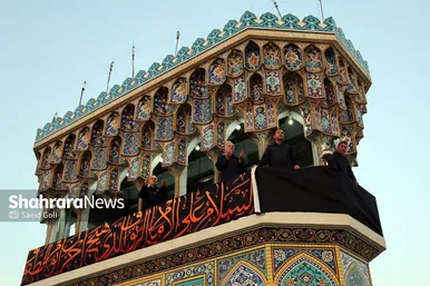 گزارش تصویری| آیین اذن عزای محرم در حرم مطهر رضوی (پنجشنبه ۵ تیر ۱۴۰۴)
