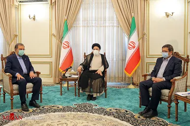 دیدار صمیمانه رئیس جمهور منتخب با کاندیداهای انتخابات ۱۴۰۰