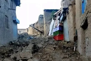 عکس‌هایی از زلزله بامداد امروز در افغانستان