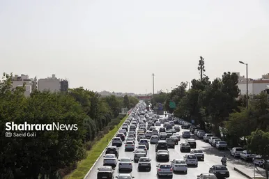 گزارش تصویری | وضعیت ترافیک سطح شهر مشهد در روز اول مهر ۱۴۰۴