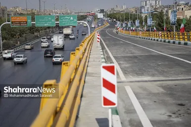 گزارش تصویری | بهره‌برداری از دوربرگردان غیرهمسطح شرقی ابوطالب مشهد