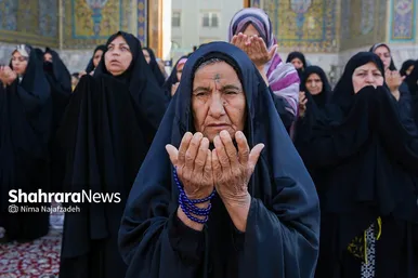 نماز عید سعید قربان در حرم مطهر رضوی